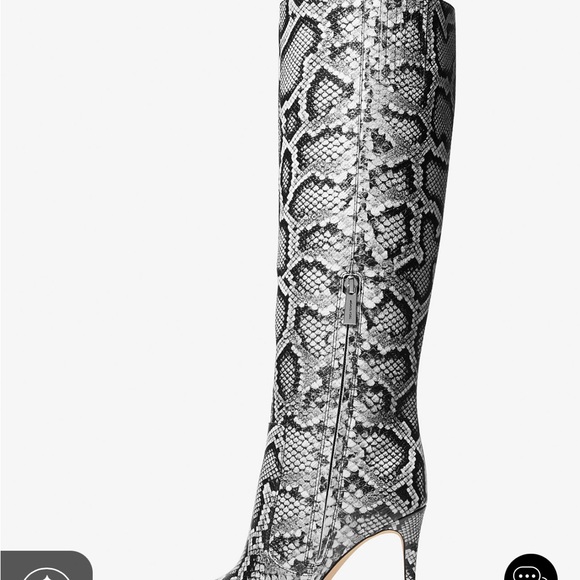 Michael Kors Snake embossed leather tall boot Size 8.5 brand new no box. - Picture 1 of 5